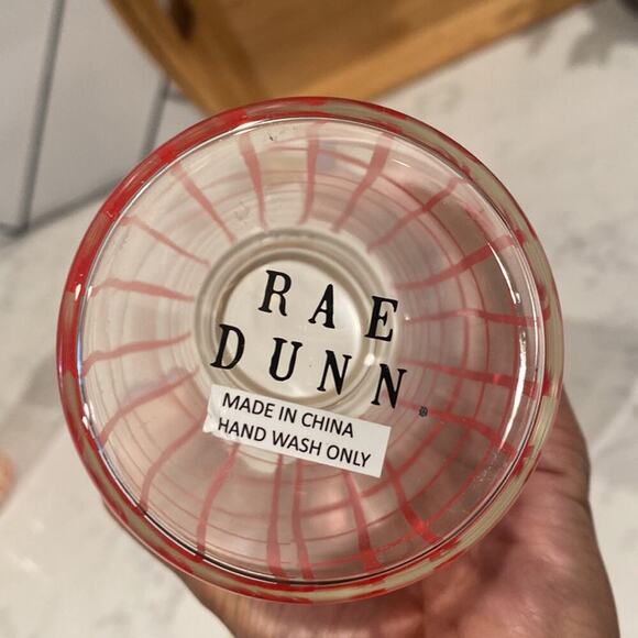 Rae Dunn LIVE Glass Water Bottle 22oz Bamboo Lid Beaded Loop environmentally - Picture 5 of 6